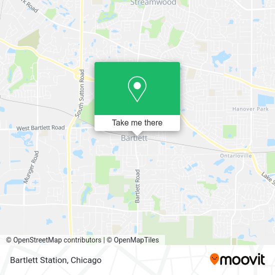 Mapa de Bartlett Station