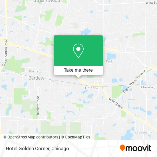 Hotel Golden Corner map