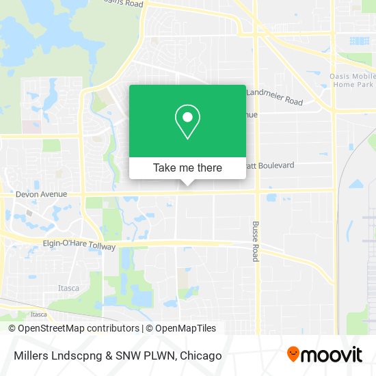 Millers Lndscpng & SNW PLWN map