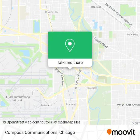 Compass Communications map