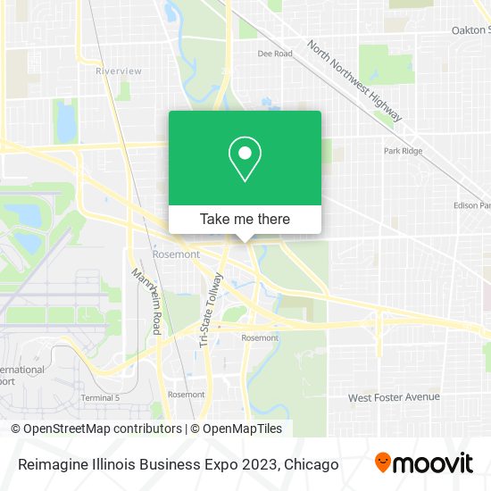 Reimagine Illinois Business Expo 2023 map