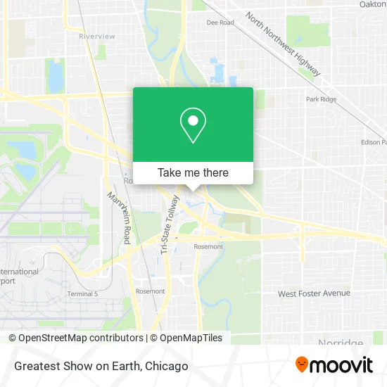 Greatest Show on Earth map