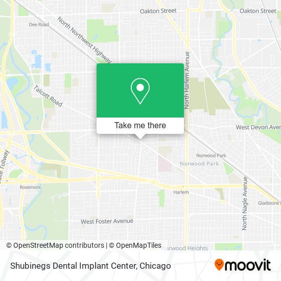 Mapa de Shubinegs Dental Implant Center