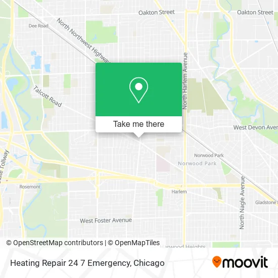 Heating Repair 24 7 Emergency map
