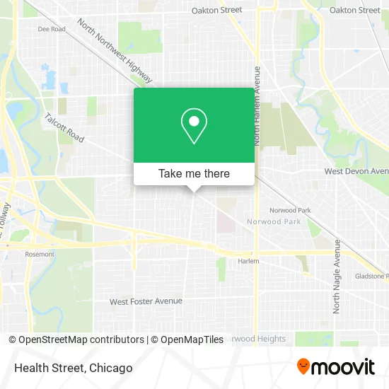 Health Street map