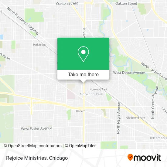 Rejoice Ministries map