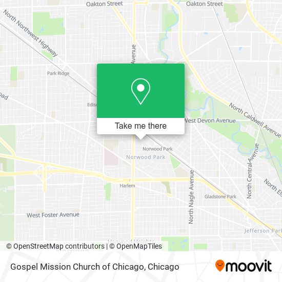 Gospel Mission Church of Chicago map