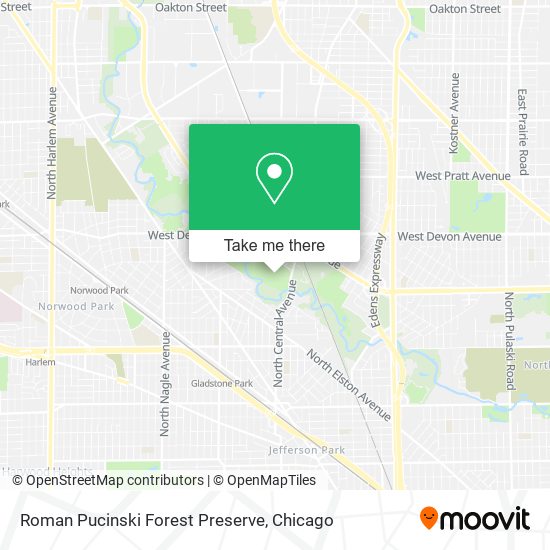 Mapa de Roman Pucinski Forest Preserve