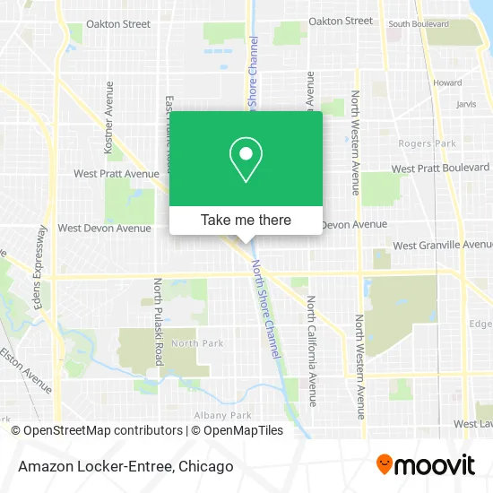 Amazon Locker-Entree map