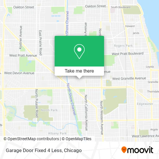 Garage Door Fixed 4 Less map