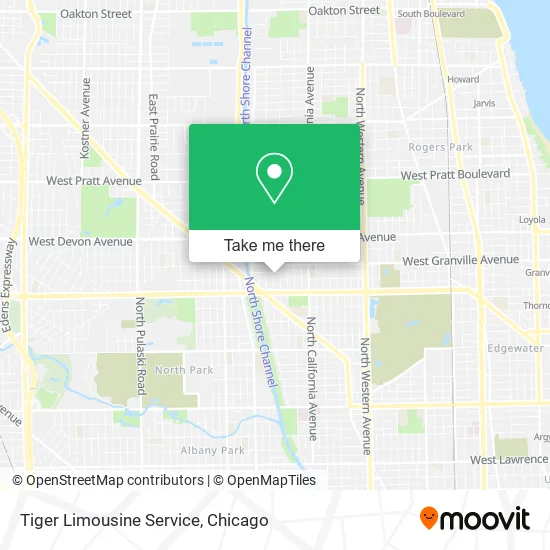 Tiger Limousine Service map