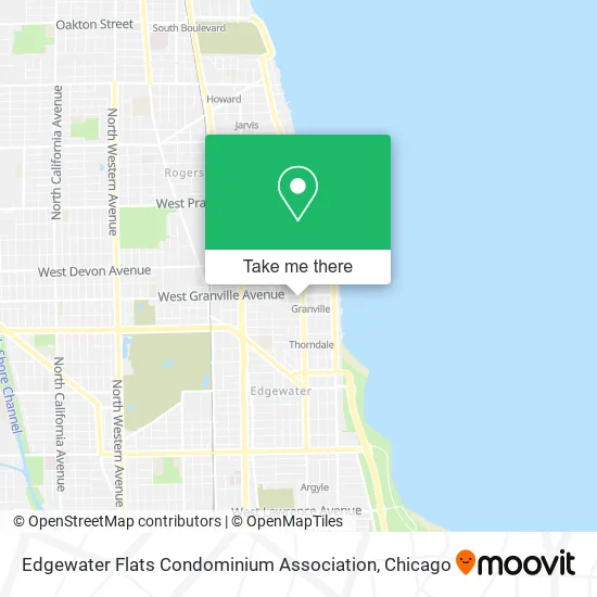 Edgewater Flats Condominium Association map