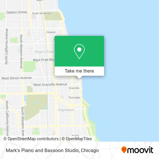 Mark's Piano and Bassoon Studio map