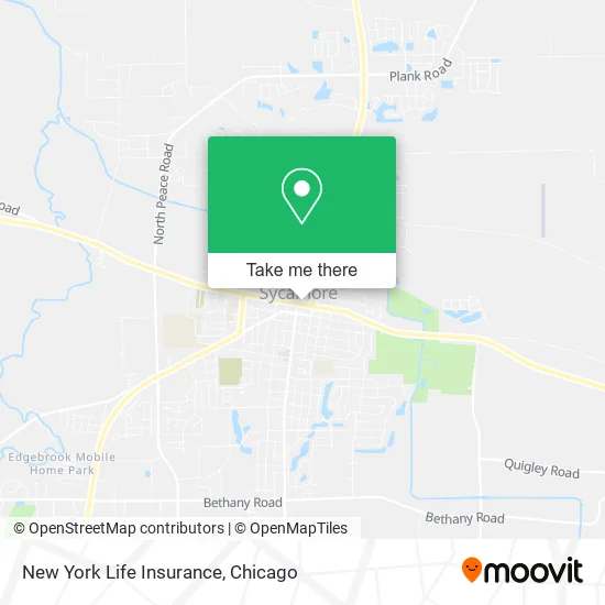 New York Life Insurance map