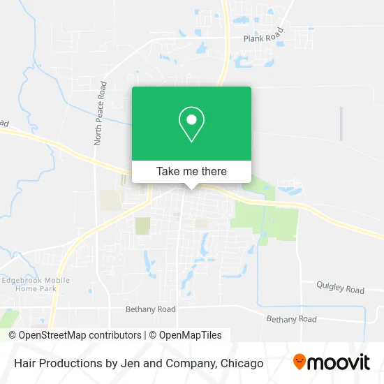 Hair Productions by Jen and Company map