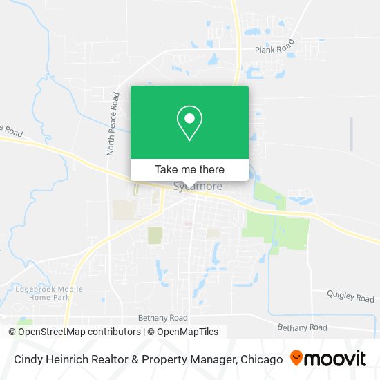 Cindy Heinrich Realtor & Property Manager map