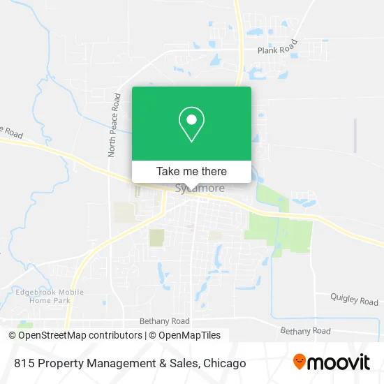 815 Property Management & Sales map