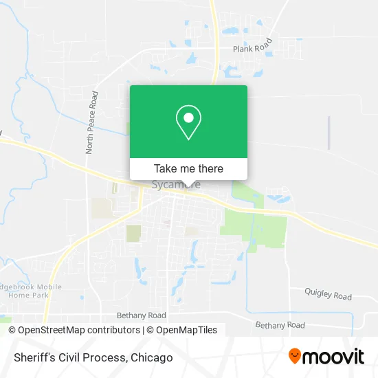 Mapa de Sheriff's Civil Process
