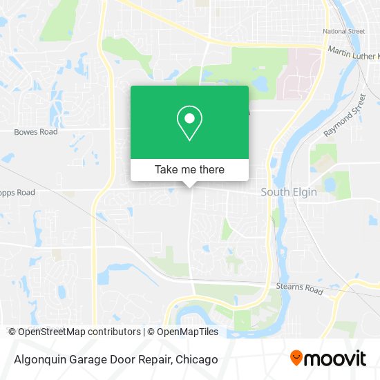 Mapa de Algonquin Garage Door Repair