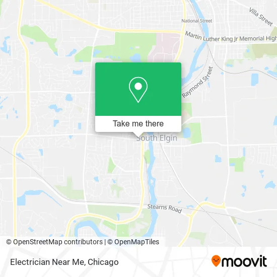 Mapa de Electrician Near Me
