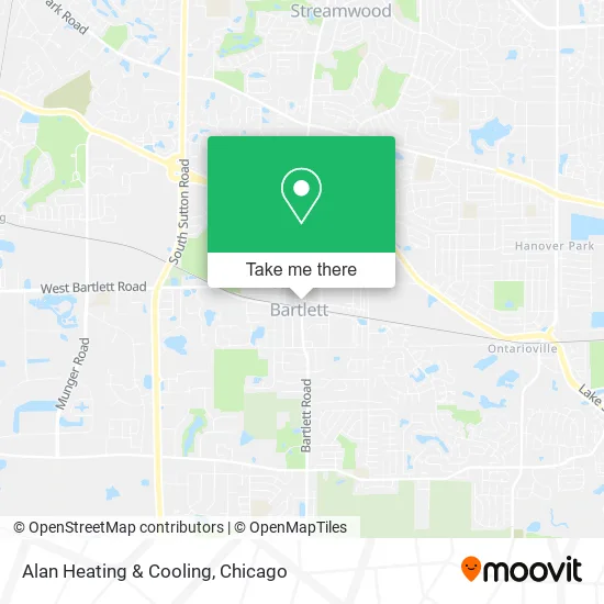 Alan Heating & Cooling map