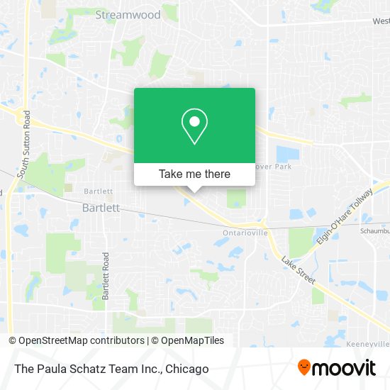 The Paula Schatz Team Inc. map