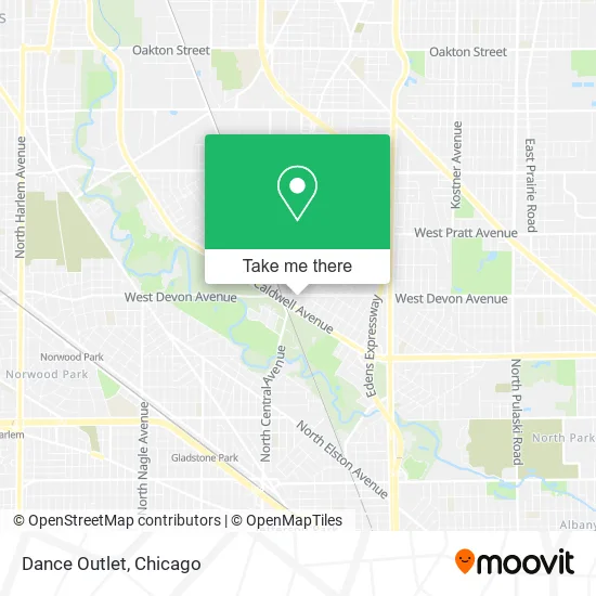 Dance Outlet map