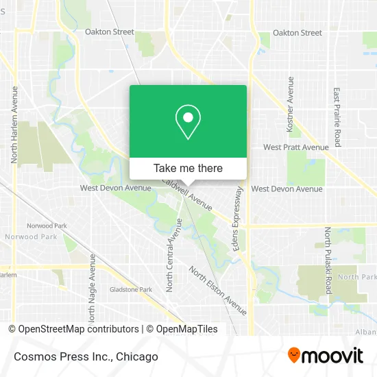 Cosmos Press Inc. map