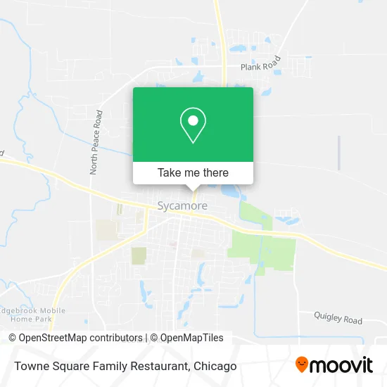 Towne Square Family Restaurant map