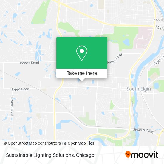 Sustainable Lighting Solutions map