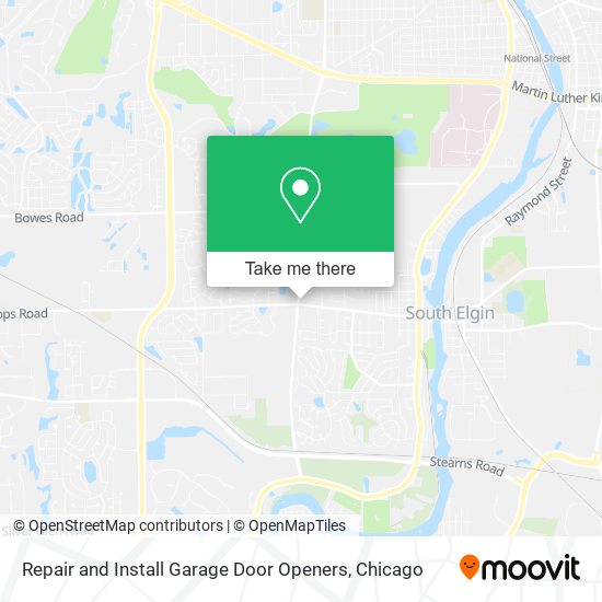 Repair and Install Garage Door Openers map