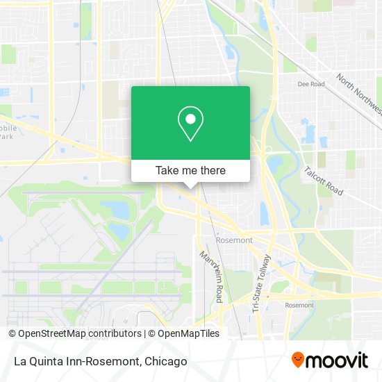 Mapa de La Quinta Inn-Rosemont