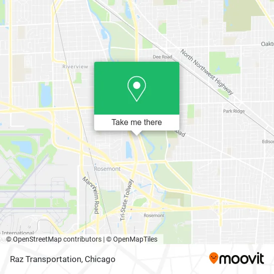 Raz Transportation map