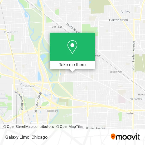 Galaxy Limo map
