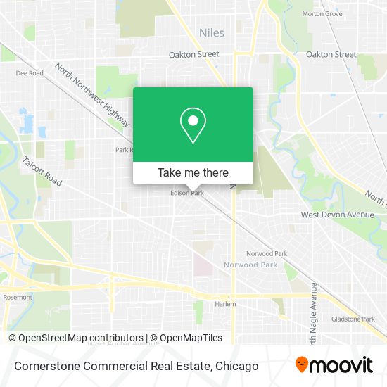 Cornerstone Commercial Real Estate map