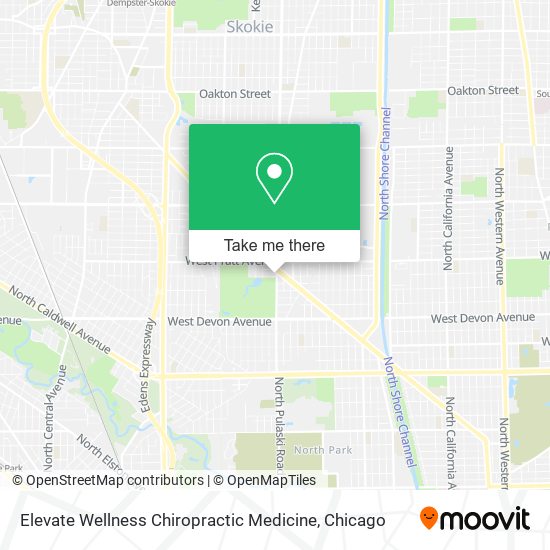 Mapa de Elevate Wellness Chiropractic Medicine