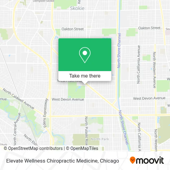 Elevate Wellness Chiropractic Medicine map