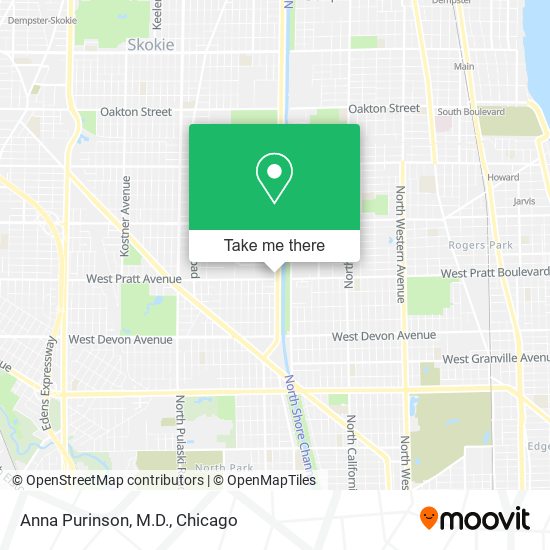 Mapa de Anna Purinson, M.D.