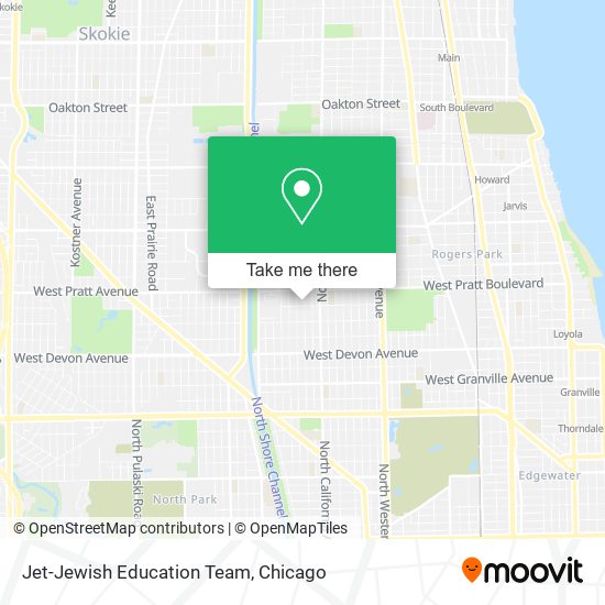 Jet-Jewish Education Team map