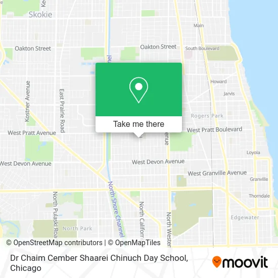 Dr Chaim Cember Shaarei Chinuch Day School map