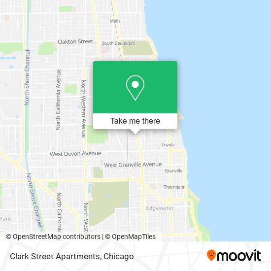 Mapa de Clark Street Apartments