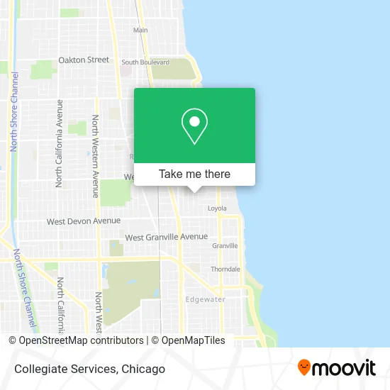 Collegiate Services map