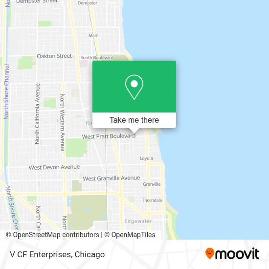V CF Enterprises map