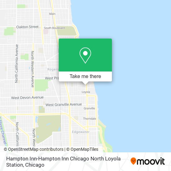 Mapa de Hampton Inn-Hampton Inn Chicago North Loyola Station