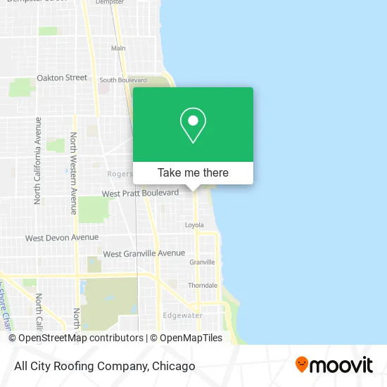 All City Roofing Company map