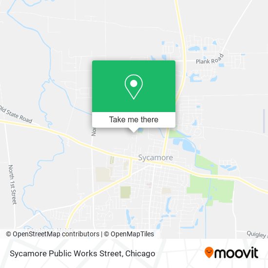 Sycamore Public Works Street map