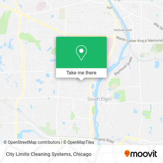 City Limits Cleaning Systems map