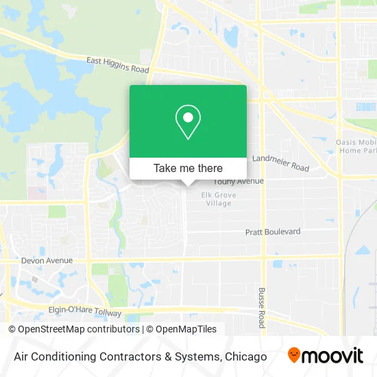 Air Conditioning Contractors & Systems map