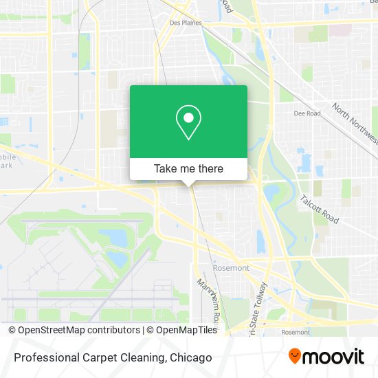 Professional Carpet Cleaning map