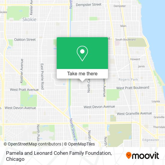 Mapa de Pamela and Leonard Cohen Family Foundation
